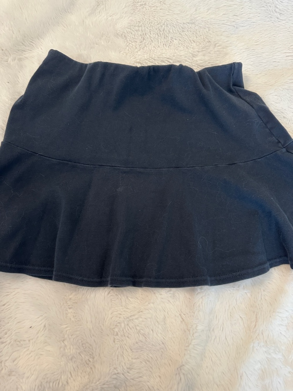 Navy Elastic Waist Women’s skirt